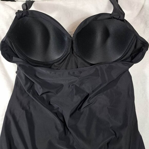 COCOSHIP Womens Swimsuit Black Size 5XL Halter One‎ Piece - Picture 6 of 15